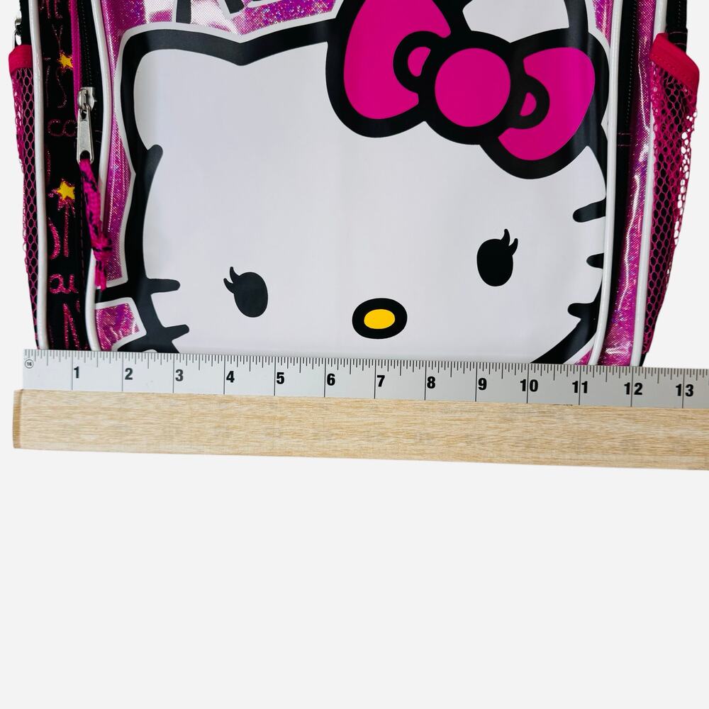 Hello Kitty Backpack Pink Kids Backpack School Bag Sanrio NWT - Picture 5 of 8